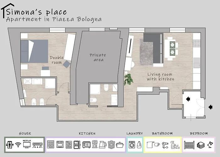 Simona's Place! In Piazza Bologna Rom